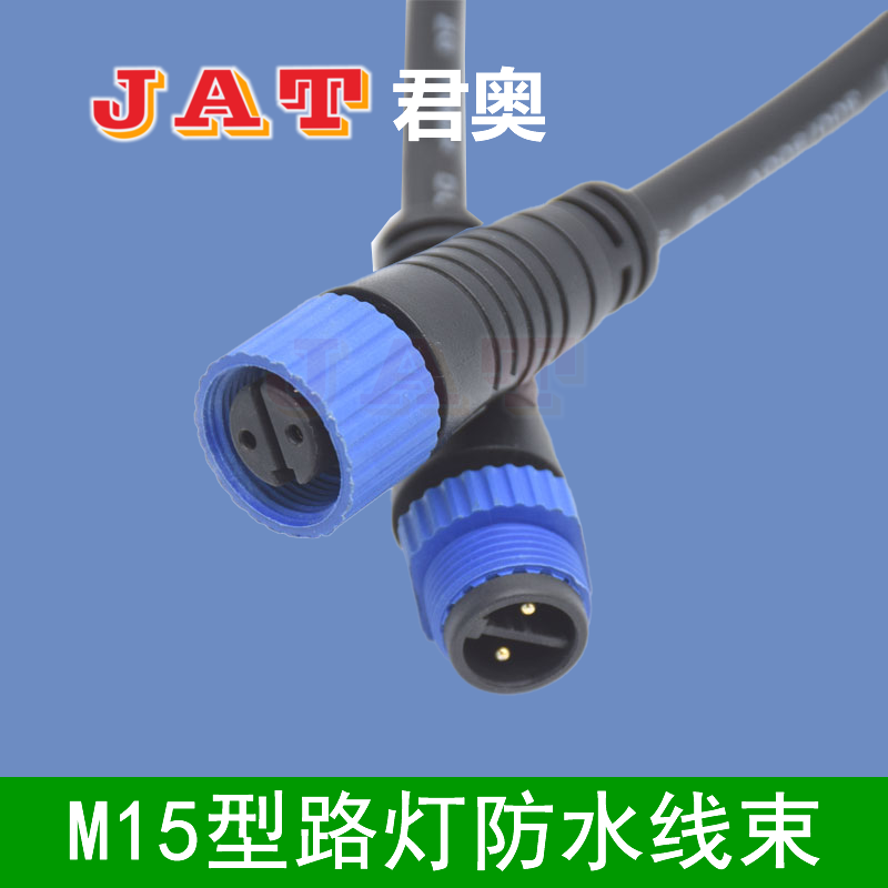 M15型2芯路灯防水线束